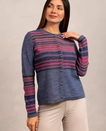 Marisol Purple Cardigan