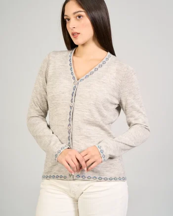 Celine Silver Cardigan