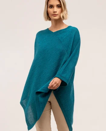 Alicia Turquoise Poncho